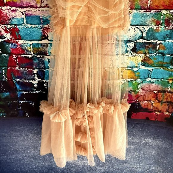 NWT Fashion Nova Look Worthy Maxi Dress Size Small Blush - Picture 11 of 16